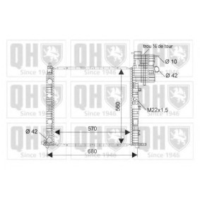 Compre Radiador, arrefecimento do motor da QUINTON HAZELL QER1723 a um preço baixo por 316,66 €