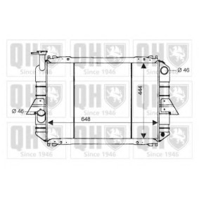 Compre Radiador de QUINTON HAZELL online para Patrol III/1 SUV (W160) a preços moderados