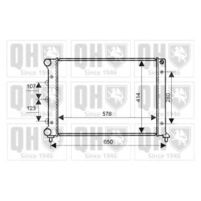 Compre Radiador, arrefecimento do motor da QUINTON HAZELL QER2045 a um preço baixo por 158,32 €