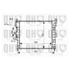 Compre Radiador, arrefecimento do motor da QUINTON HAZELL QER2242 a um preço baixo por 421,50 €