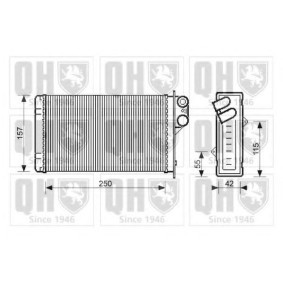 Wärmetauscher, Innenraumheizung QHR2002 von QUINTON HAZELL günstig für 53,31 € online kaufen