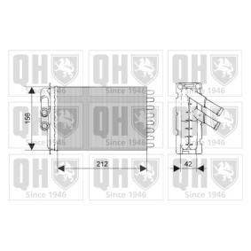 Wärmetauscher, Innenraumheizung QHR2012 von QUINTON HAZELL günstig für 103,05 € online kaufen