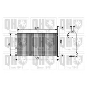 Wärmetauscher, Innenraumheizung QHR2021 von QUINTON HAZELL günstig für 40,97 € online kaufen