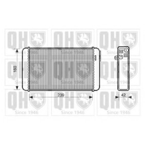 Wärmetauscher, Innenraumheizung QHR2045 von QUINTON HAZELL günstig für 44,48 € online kaufen