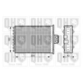 Wärmetauscher, Innenraumheizung QHR2101 von QUINTON HAZELL günstig für 119,91 € online kaufen