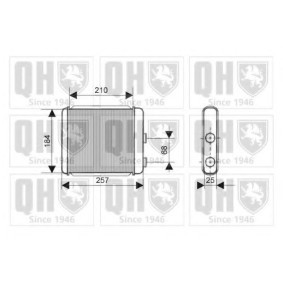 Wärmetauscher, Innenraumheizung QHR2128 von QUINTON HAZELL günstig für 94,61 € online kaufen