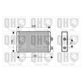 Wärmetauscher, Innenraumheizung QHR2137 von QUINTON HAZELL günstig für 103,05 € online kaufen