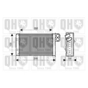 Wärmetauscher, Innenraumheizung QHR2142 von QUINTON HAZELL günstig für 56,79 € online kaufen