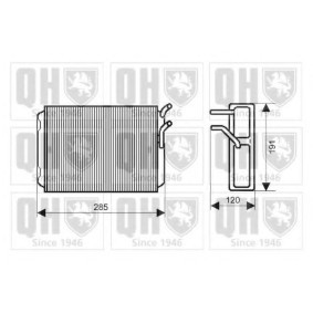 Wärmetauscher, Innenraumheizung QHR2154 von QUINTON HAZELL günstig für 257,28 € online kaufen