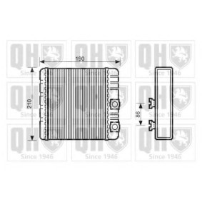 Wärmetauscher, Innenraumheizung QHR2157 von QUINTON HAZELL günstig für 82,64 € online kaufen