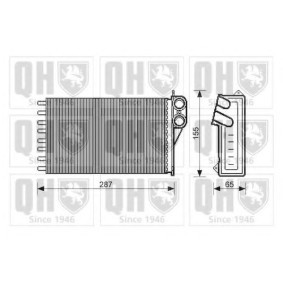 Wärmetauscher, Innenraumheizung QHR2166 von QUINTON HAZELL günstig für 91,22 € online kaufen