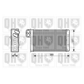 Wärmetauscher, Innenraumheizung QHR2170 von QUINTON HAZELL günstig für 75,82 € online kaufen
