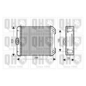 Wärmetauscher, Innenraumheizung QHR2181 von QUINTON HAZELL günstig für 124,92 € online kaufen