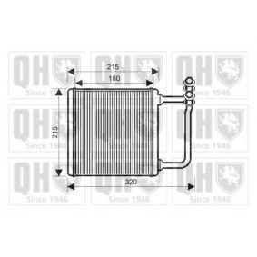 Wärmetauscher, Innenraumheizung QHR2183 von QUINTON HAZELL günstig für 113,21 € online kaufen