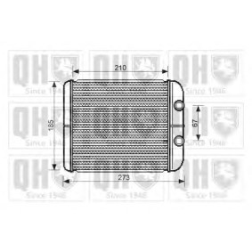 Wärmetauscher, Innenraumheizung QHR2221 von QUINTON HAZELL günstig für 130,06 € online kaufen