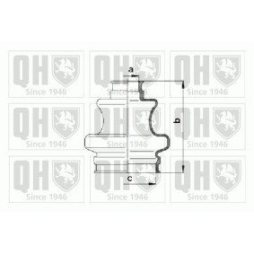 Faltenbalgsatz, Antriebswelle QJB907 von QUINTON HAZELL günstig für 9,18 € online kaufen