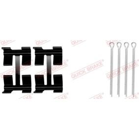 Achetez des Kit d'accessoires, plaquette de frein à disque QUICK BRAKE 109-0972 à prix pour 6,49 €