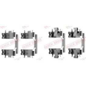 Achetez des Kit d'accessoires, plaquette de frein à disque de chez QUICK BRAKE en ligne pour Jazz II 3/5 portes (GD_, GE3, GE2) à prix modérés