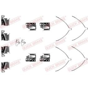 Achetez des Kit d'accessoires, plaquette de frein à disque QUICK BRAKE 109-1268 à prix pour 25,39 €