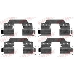 Achetez des Kit d'accessoires, plaquette de frein à disque QUICK BRAKE 109-1653 à prix pour 8,34 €