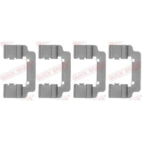 Achetez des Kit d'accessoires, plaquette de frein à disque de chez QUICK BRAKE en ligne pour Insignia A Berline (G09) à prix modérés