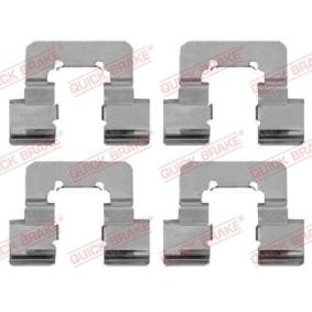 Achetez des Kit d'accessoires, plaquette de frein à disque de chez QUICK BRAKE en ligne pour Insignia A Berline (G09) à prix modérés