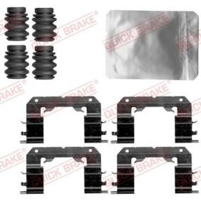 Achetez des Kit d'accessoires, plaquette de frein à disque de chez QUICK BRAKE en ligne pour OPTIMA à prix modérés