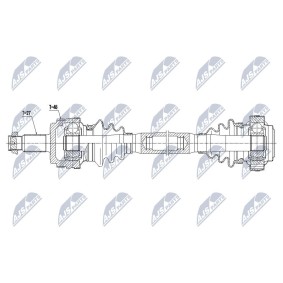 Antriebswelle NPW-BM-036 von NTY günstig für 182,93 € online kaufen
