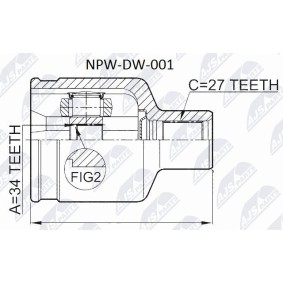 Gelenksatz, Antriebswelle NPW-DW-001 von NTY günstig für 56,53 € online kaufen