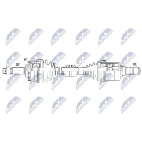 Antriebswelle NPW-NS-060 von NTY günstig für 150,61 € online kaufen