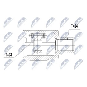 Gelenksatz, Antriebswelle NPW-PL-030 von NTY günstig für 61,32 € online kaufen