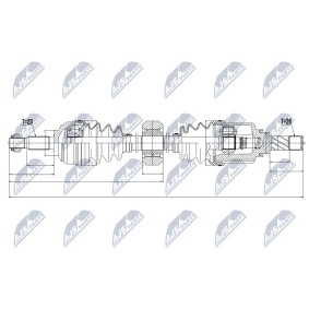 Osta Vetoakseli NTY:llä NPW-RE-056 edullisesti hintaan 261,45 €