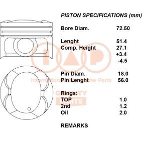 Compre Êmbolo da IAP QUALITY PARTS 100-00118 a um preço baixo por 255,39 €