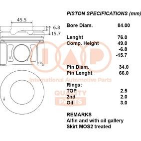 Achetez des Piston de chez IAP QUALITY PARTS en ligne pour Santa Fé III (DM) à prix modérés