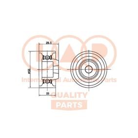 Achetez des Galet tendeur de courroie de distribution IAP QUALITY PARTS 127-07051 à prix pour 65,72 €