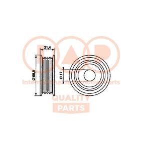 Achetez des Galet tendeur de courroie de distribution IAP QUALITY PARTS 127-14034 à prix pour 79,03 €