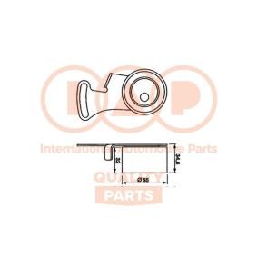 Achetez des Galet tendeur de courroie de distribution IAP QUALITY PARTS 127-14070 à prix pour 75,48 €