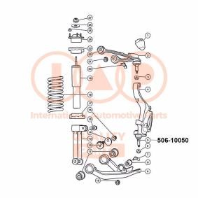 Traggelenk für JEEP von IAP QUALITY PARTS