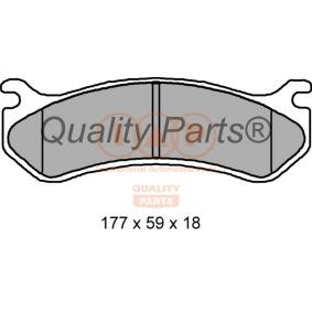 Bremsbeläge für HUMMER von IAP QUALITY PARTS