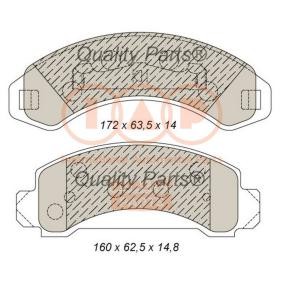 Bremsbeläge für FORD USA von IAP QUALITY PARTS
