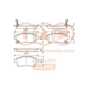 Bremsbeläge 704-16077 von IAP QUALITY PARTS günstig für 73,81 € online kaufen
