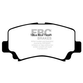 Kjøp Bremseklosser av EBC Brakes DP1291 til den lave prisen 1702198,77 NOK