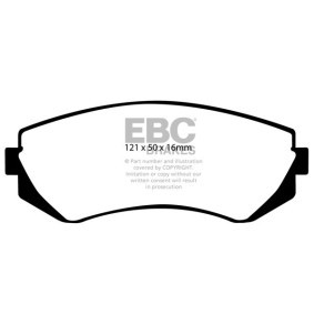 Osta Jarrupalat, levyjarru EBC Brakes:llä DP1360 edullisesti hintaan 144323,73 €