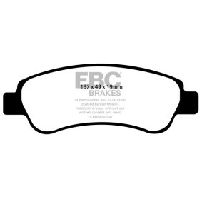 Osta Jarrupalat, levyjarru EBC Brakes:llä DP1974/2 edullisesti hintaan 144323,73 €