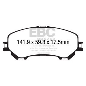 Osta Jarrupalat, levyjarru EBC Brakes:llä DP23032 edullisesti hintaan 144323,73 €