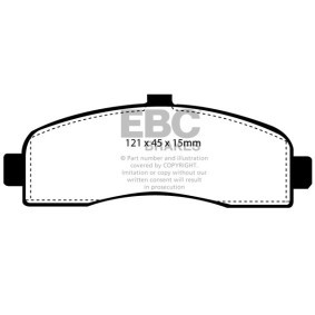 Osta Jarrupalat, levyjarru EBC Brakes:llä DP2946 edullisesti hintaan 144323,73 €