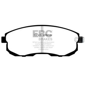 Osta Jarrupalat, levyjarru EBC Brakes:llä DP31636C edullisesti hintaan 193,74 €