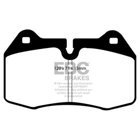 Osta Jarrupalat, levyjarru EBC Brakes:llä DP41644R edullisesti hintaan 144323,73 €