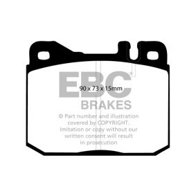 Osta Jarrupalat, levyjarru EBC Brakes:llä DP4261R edullisesti hintaan 144323,73 €
