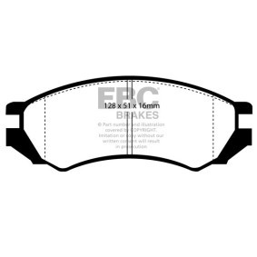 Osta Jarrupalat, levyjarru EBC Brakes:llä DP4839R edullisesti hintaan 144323,73 €